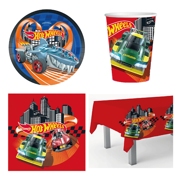 Pack Tema Aniversário Hot Wheels 1