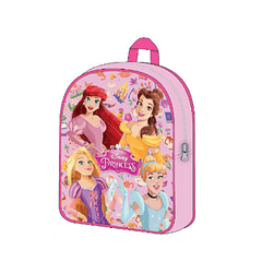 Mochila Pré-Escolar Princesas Disney (31x26x11cm)