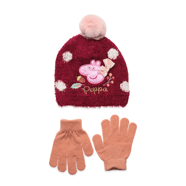 Peppa Hat and Gloves 1