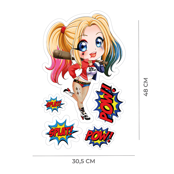 Autocolantes de Parede Harley Quinn Kids 3