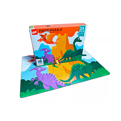 Puzzle Dinossauros Divertidos 24pcs (+3 anos)