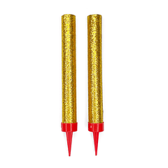 2 Velas Foguetes Dourado