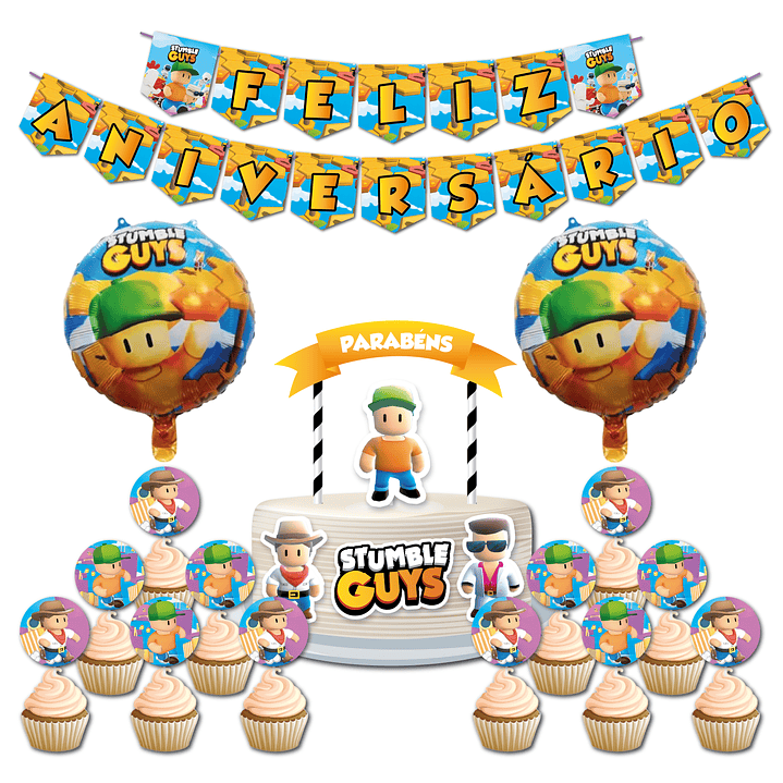 Birthday Party Pack Stumble Guys 1