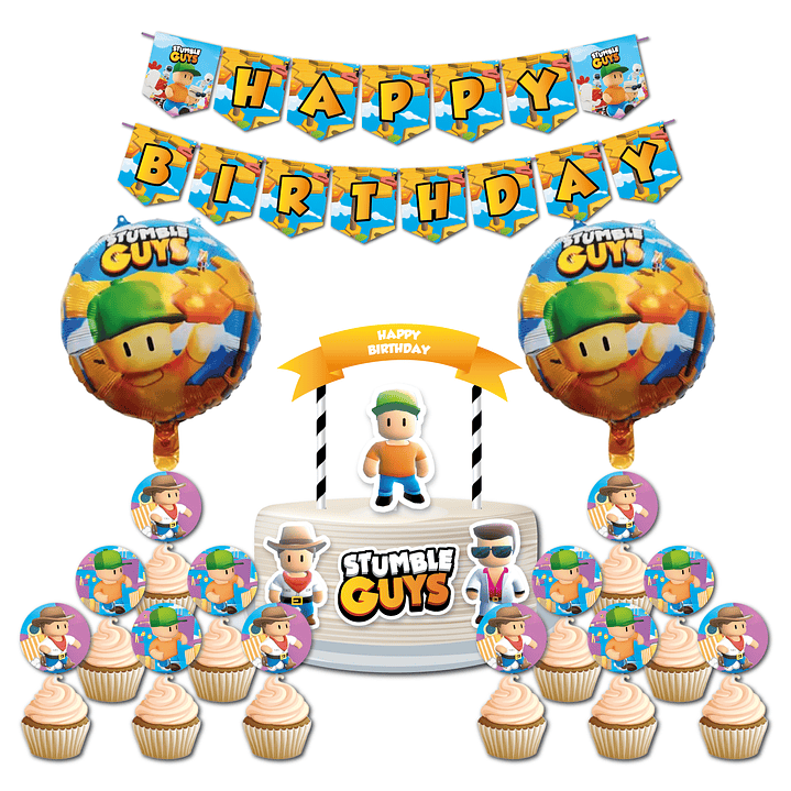 Birthday Party Pack Stumble Guys 8
