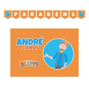 Kit Decoração Blippi (Várias Opções)