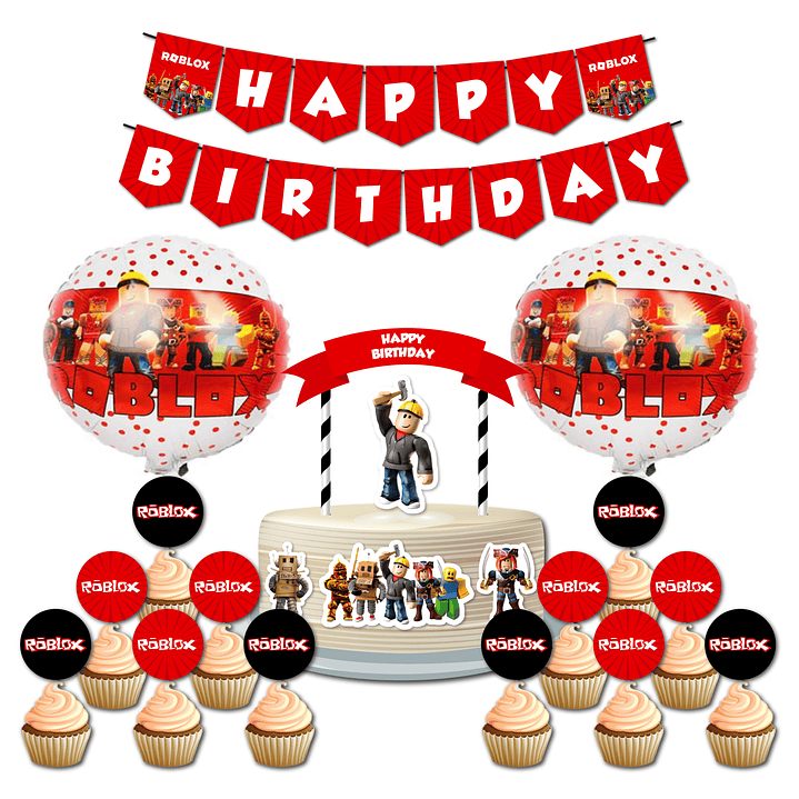 Pack Festa Aniversário Roblox 8