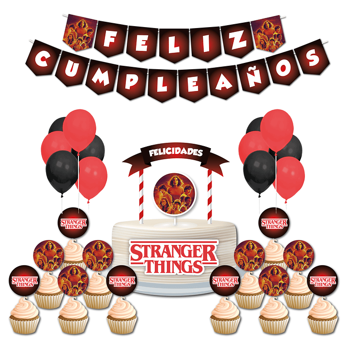 Birthday Party Pack Stranger Things 6