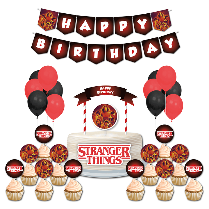 Birthday Party Pack Stranger Things 8