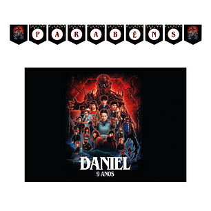 Kit Decoración de Cumpleaños  Stranger Things 5