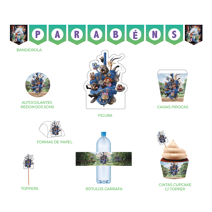 Artículos de Cumpleaños Zootopia 2 1