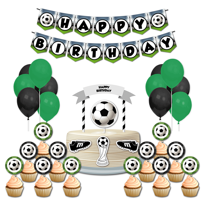 Birthday Party Pack Soccer 8