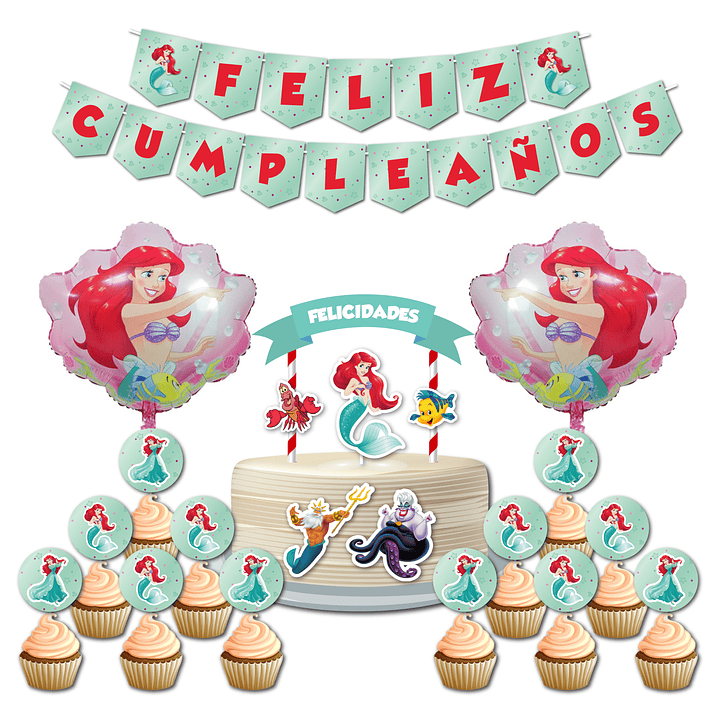 Birthday Party Pack Little Mermaid 6