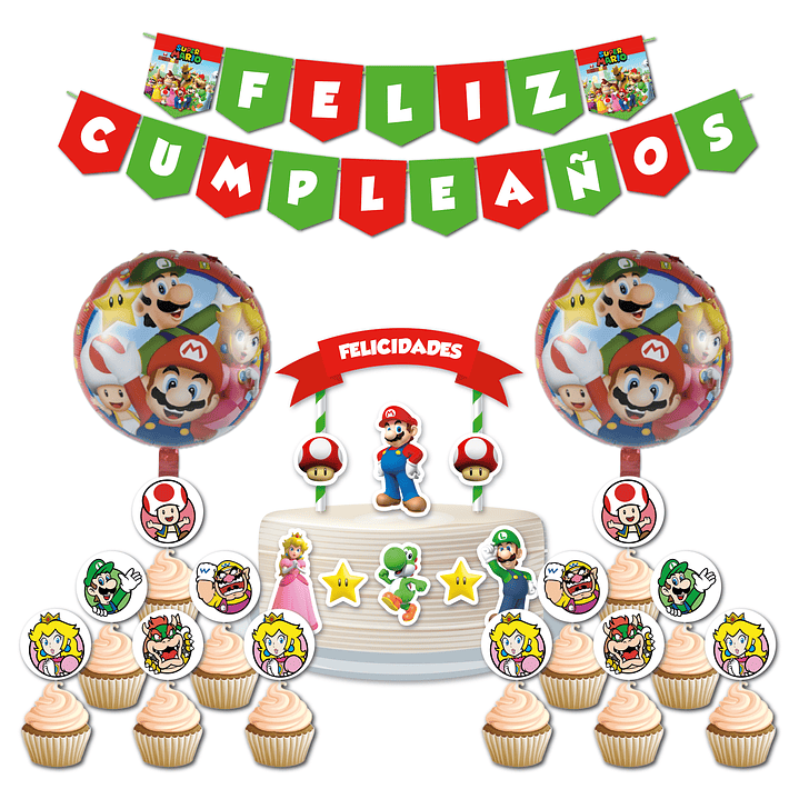 Pack Festa Aniversário Super Mário  6