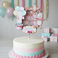 Topo de Bolo Shaker Circo Rosa - Thumbnail 1