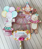 Topo de Bolo Shaker Circo Rosa - Thumbnail 2