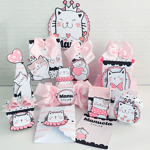 Kit de Festa Gatinha Rosa
