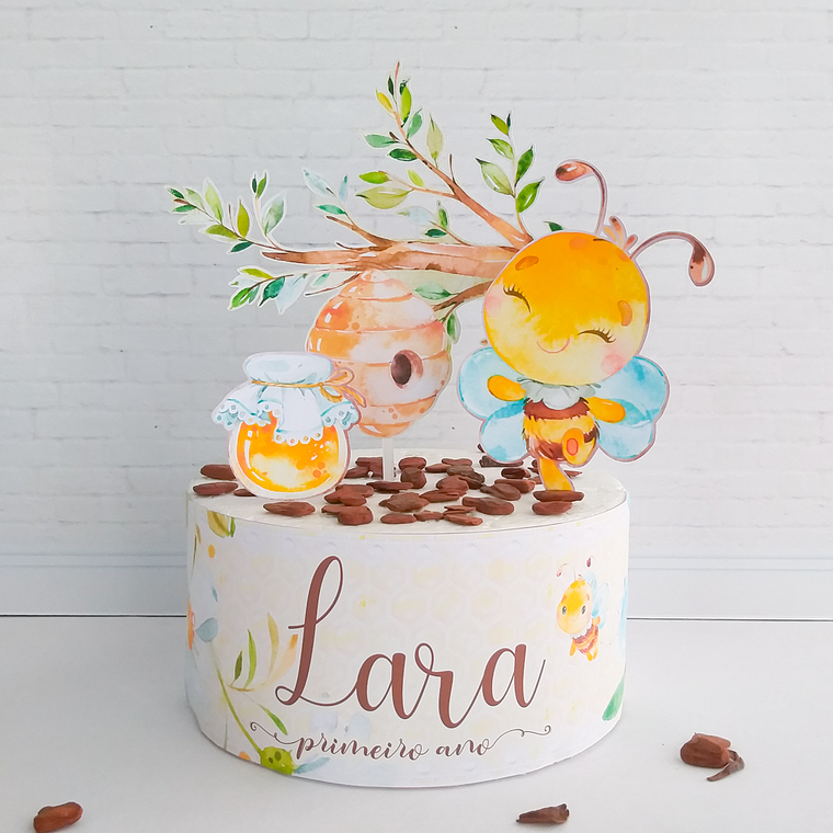 Kit de Festa Abelha Aquarela 2