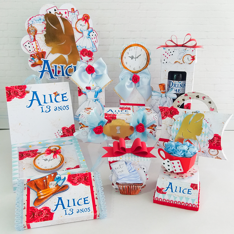 Kit de Festa Alice 1