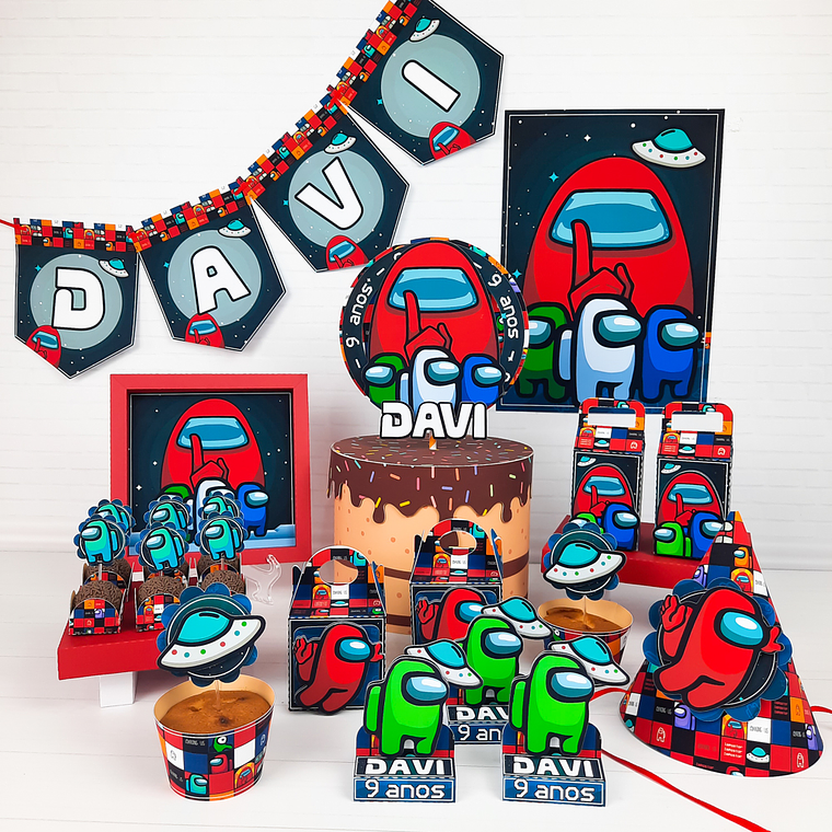 Kit de Festa Among Us 1