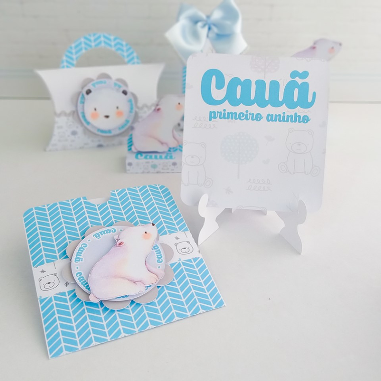 Kit de Festa Animais do Ártico 5