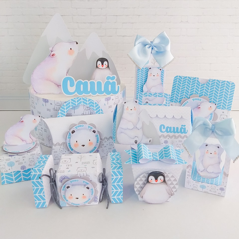 Kit de Festa Animais do Ártico 1