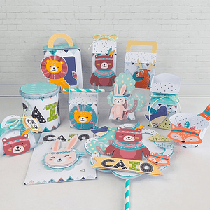 Kit de Festa Animais Tribal