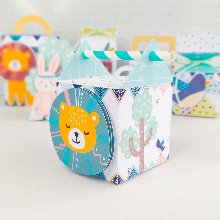 Kit de Festa Animais Tribal 10