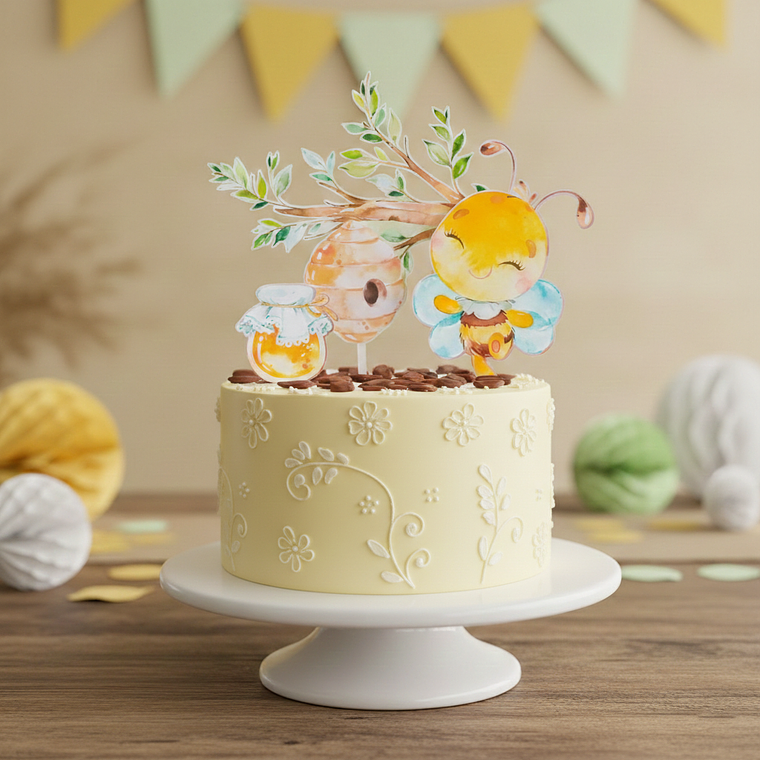 Kit de Festa Abelha Aquarela 3