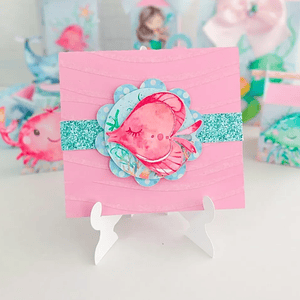 Convite Fundo do Mar - Rosa