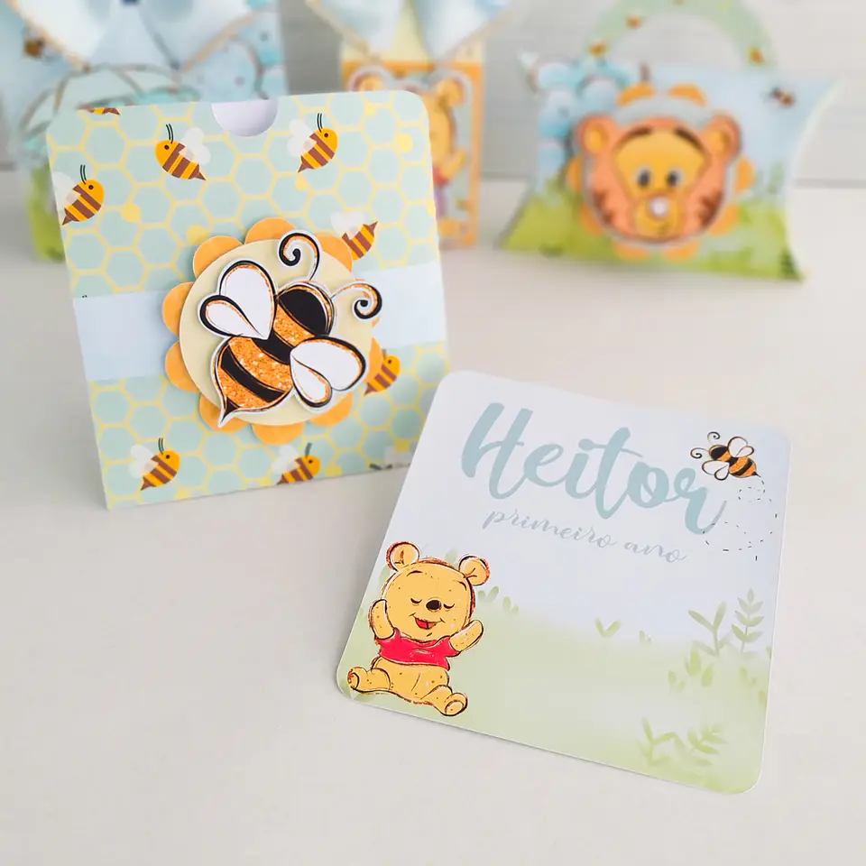 Convite Ursinho Pooh 1