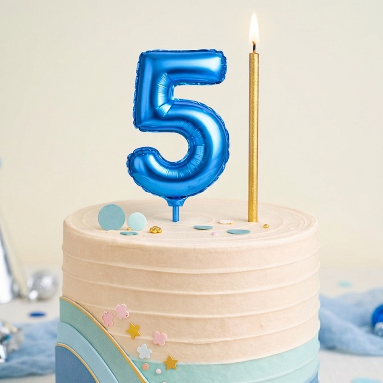 Topo de Bolo Balão Foil 7