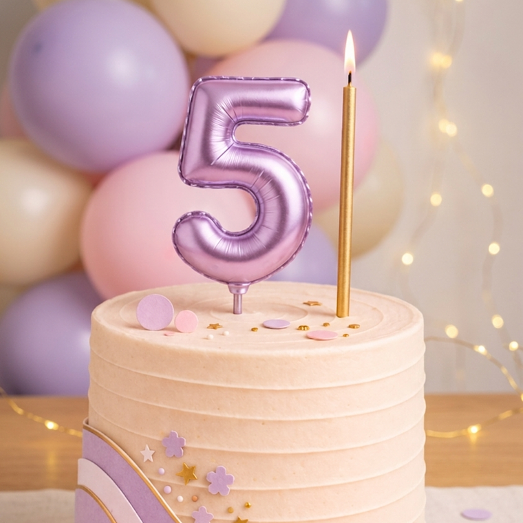 Topo de Bolo Balão Foil 2