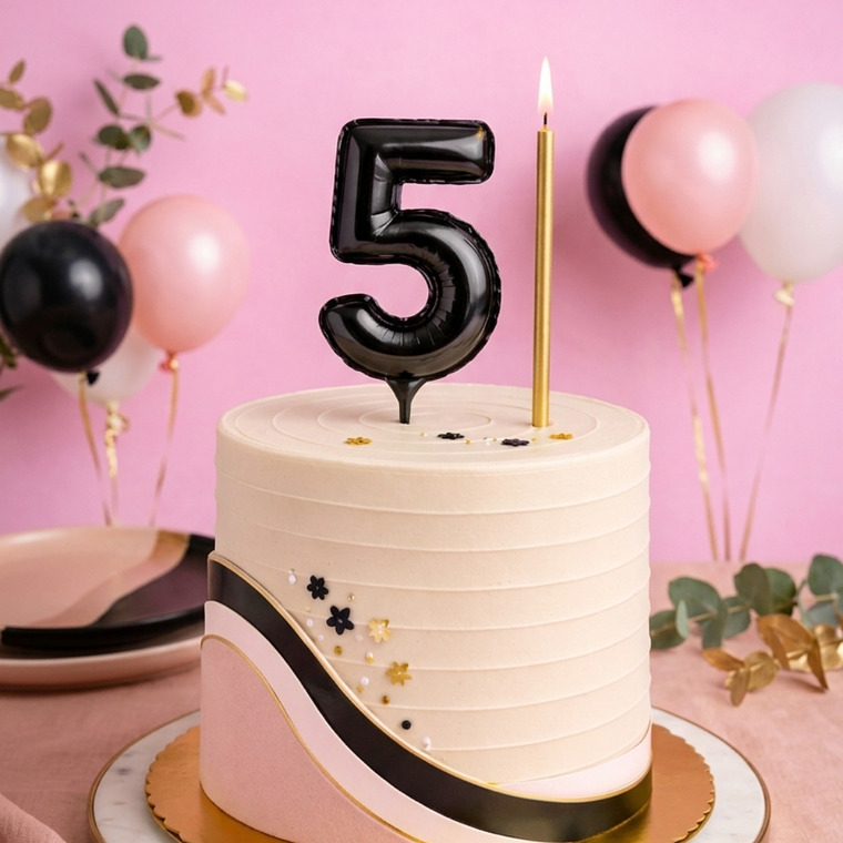 Topo de Bolo Balão Foil 8