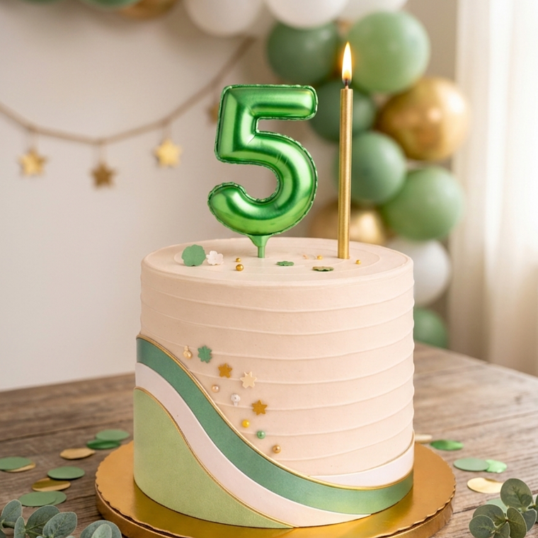 Topo de Bolo Balão Foil 5