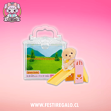 Sylvanian families - Perrito labrador con transportadora