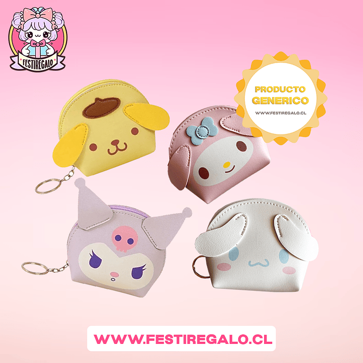 Sanrio - Monedero personajes 1
