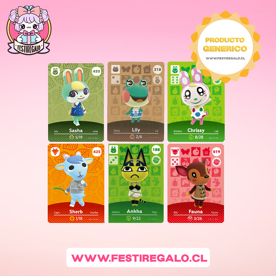 Animal crossing - Amiibo card (compatible 