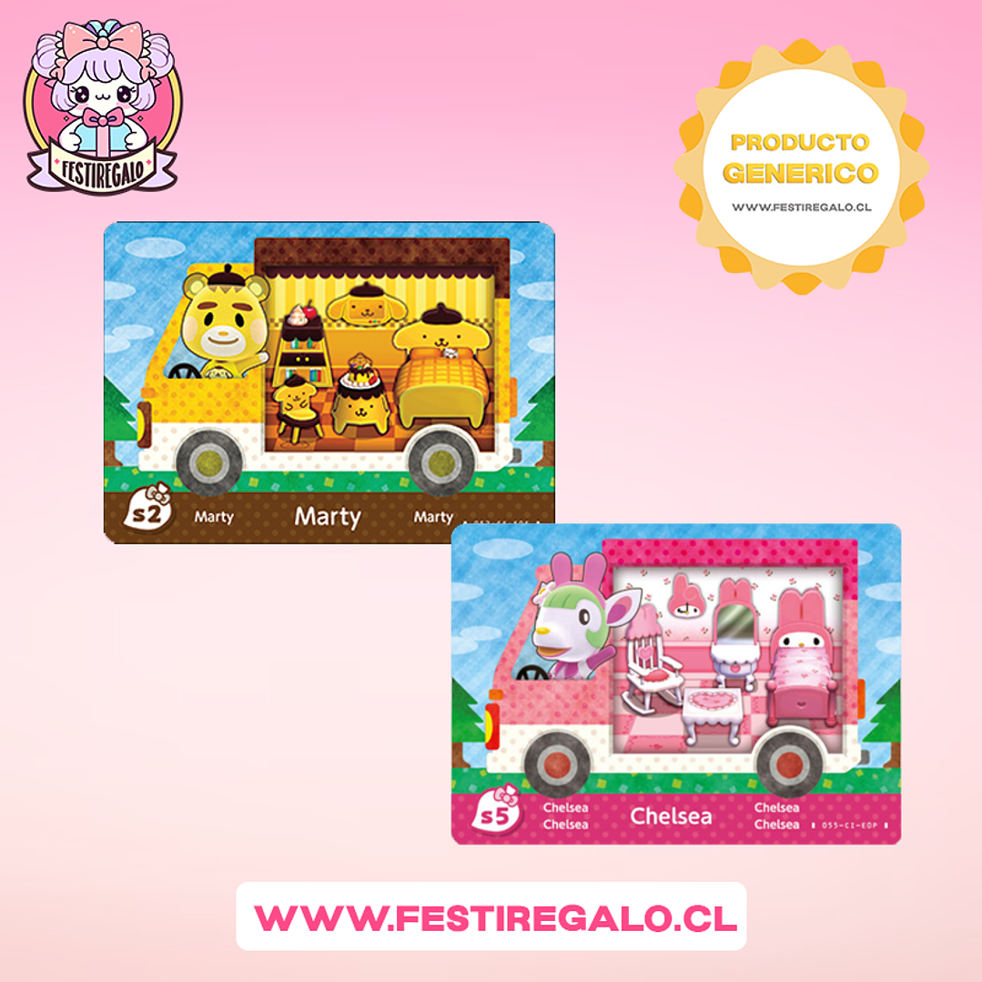 Animal crossing - Amiibo card Sanrio room version (compatible 