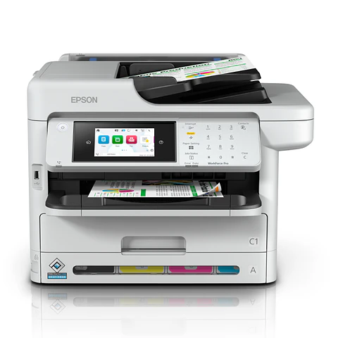Multifuncional Epson WorkForce Pro WF-C5891, Tinta Color, +A4, Wi-Fi, Ethernet, Impresora – Fotocopiadora – Scanner – Fax