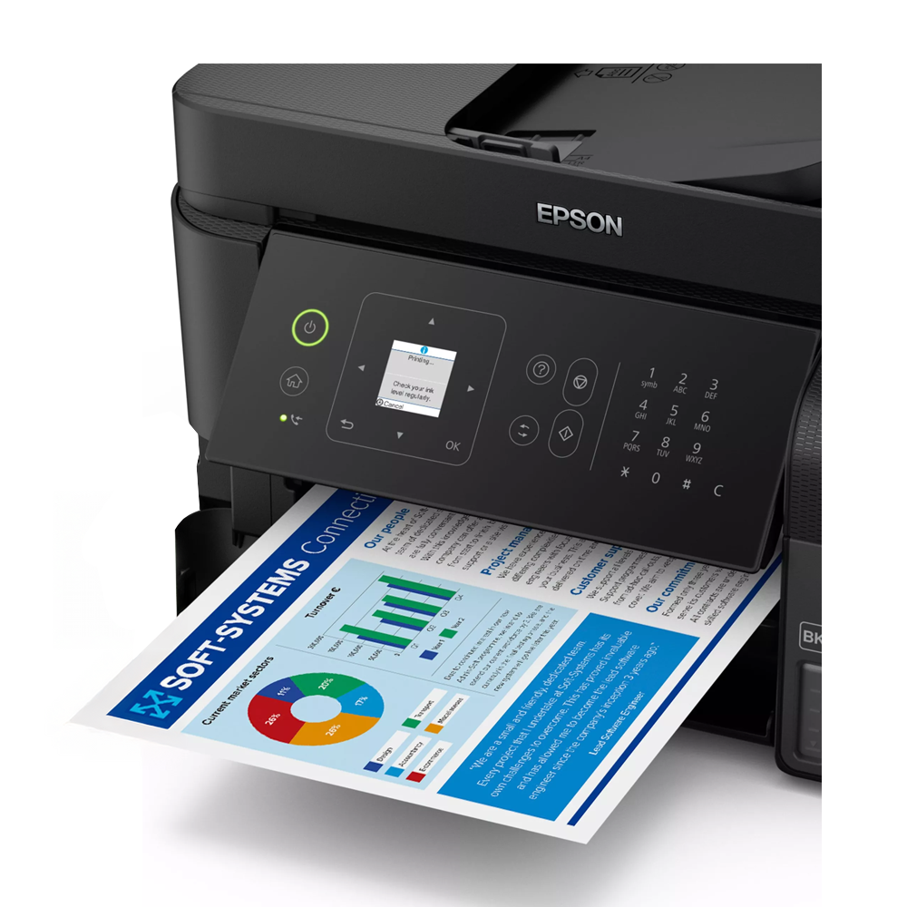 Multifuncional Epson EcoTank L5590, Tinta Color, +A4, Wi-Fi, Ethernet, Impresora – Fotocopiadora – Scanner – Fax 4