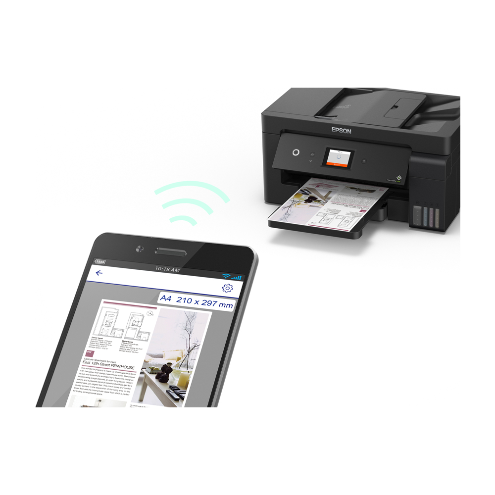 Multifuncional Epson EcoTank L14150, Tinta Color, +A3, Wi-Fi, Ethernet, Impresora – Fotocopiadora – Scanner 10