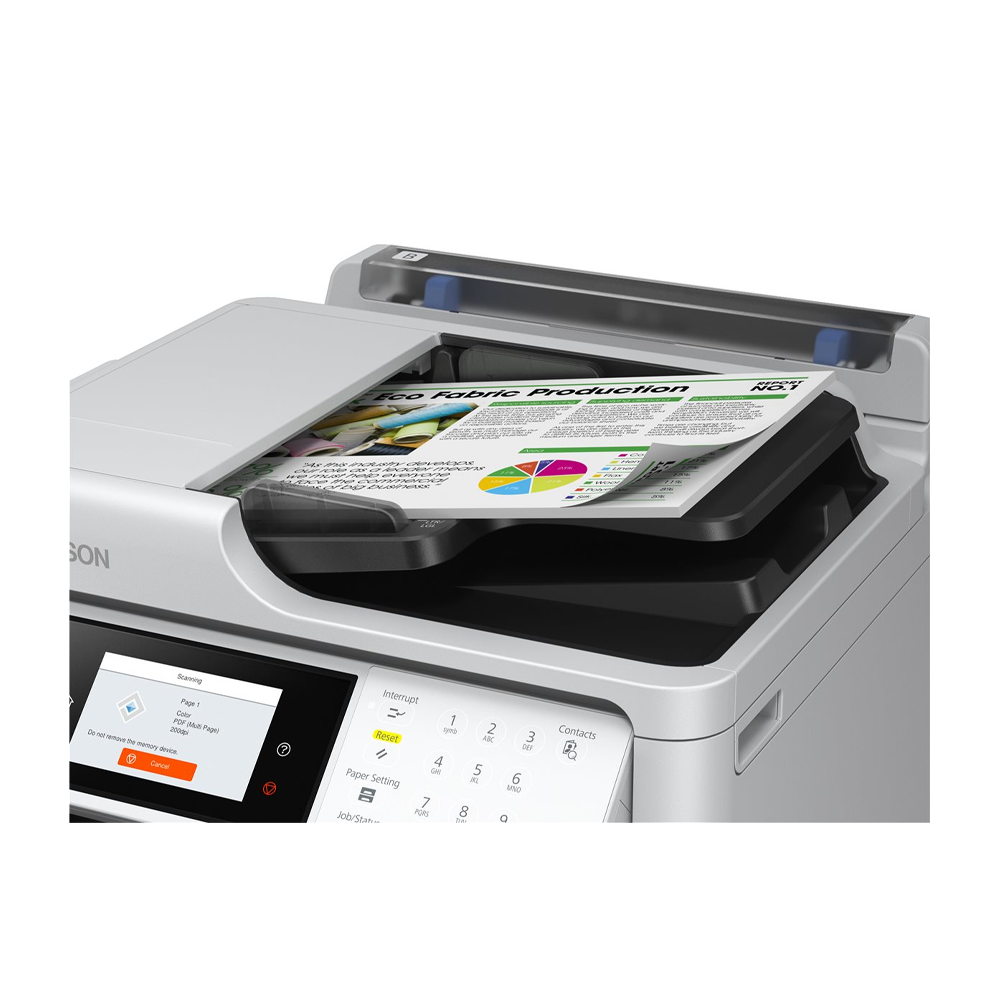 Multifuncional Epson WorkForce Pro WF-C5810, Tinta Color, +A4, Wi-Fi, Ethernet, Impresora – Fotocopiadora – Scanner 4
