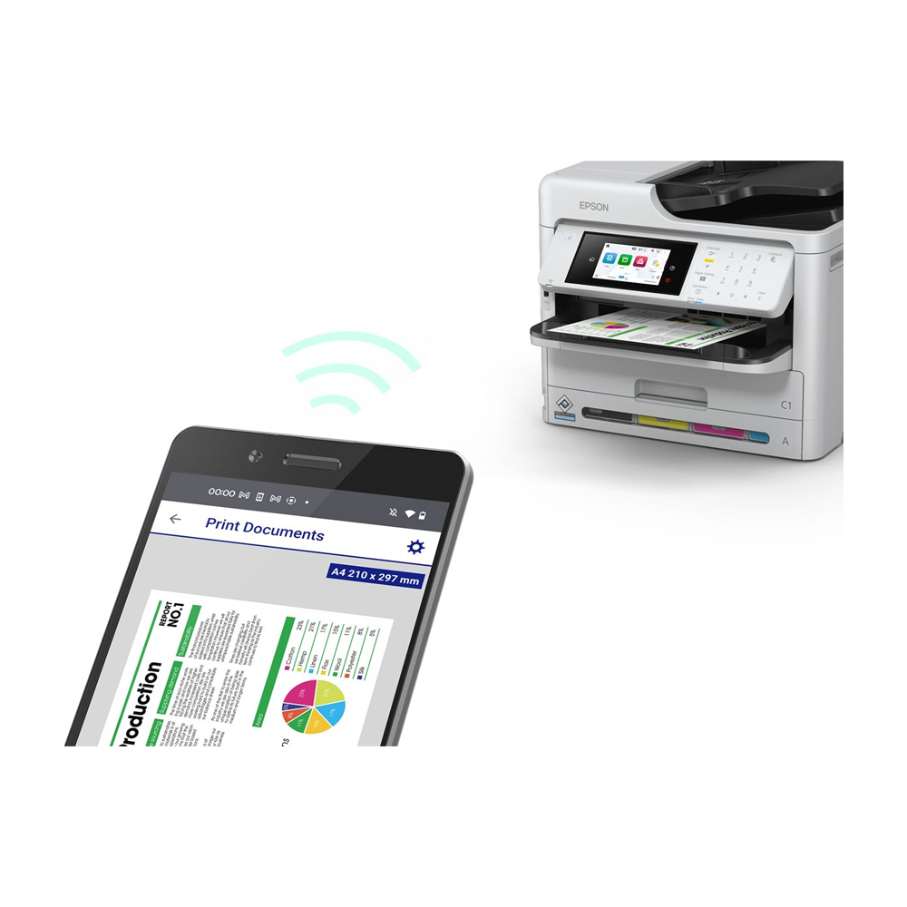 Multifuncional Epson WorkForce Pro WF-C5810, Tinta Color, +A4, Wi-Fi, Ethernet, Impresora – Fotocopiadora – Scanner 8
