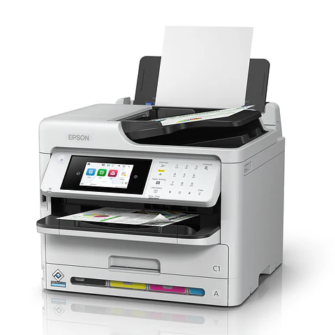 Multifuncional Epson WorkForce Pro WF-C5810, Tinta Color, +A4, Wi-Fi, Ethernet, Impresora – Fotocopiadora – Scanner