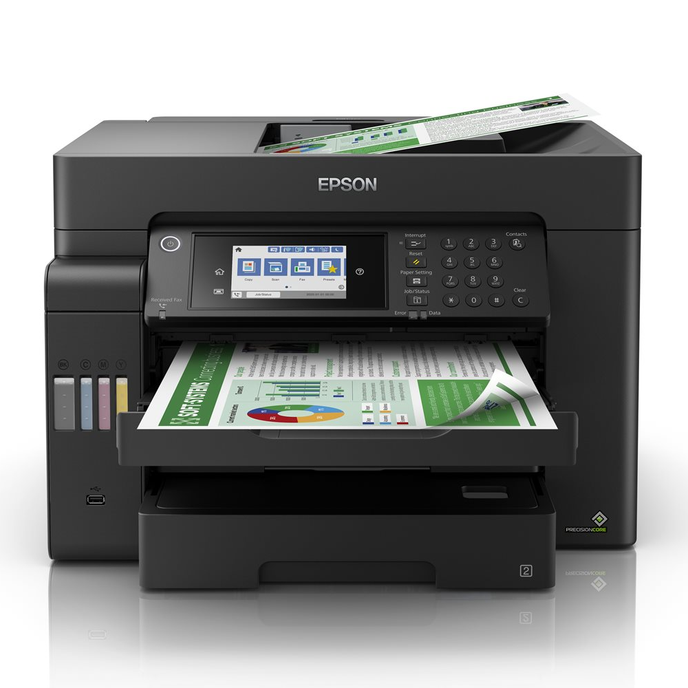 Multifuncional Epson EcoTank L15150, Tinta Color, +A3, Wi-Fi, Ethernet, Impresora – Fotocopiadora – Scanner – Fax 1