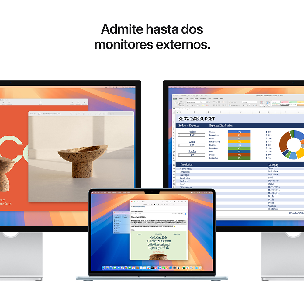 Notebook Apple MacBook Air, M4 (CPU 10C – GPU 10C – NE 16C), macOS Sequoia, RAM 24 GB, SSD 512 GB, 13″, Midnight 10