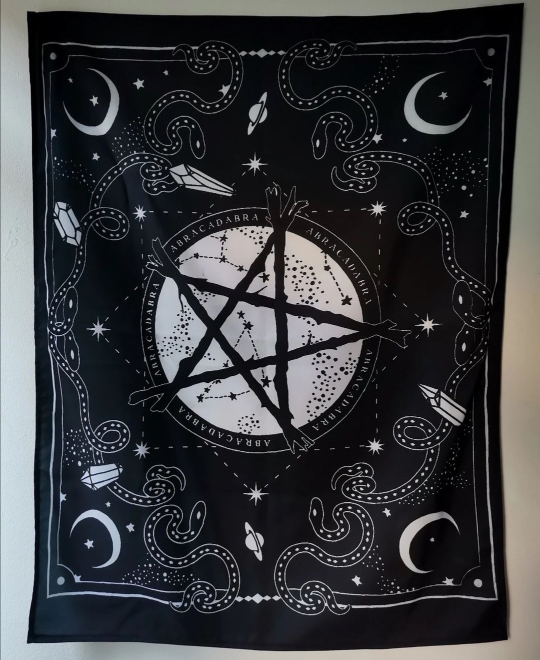 Tapiz de muro pentagrama