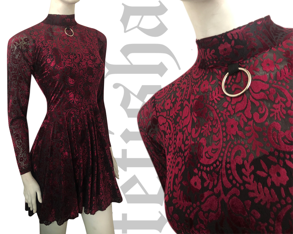 Vestido Bordeaux