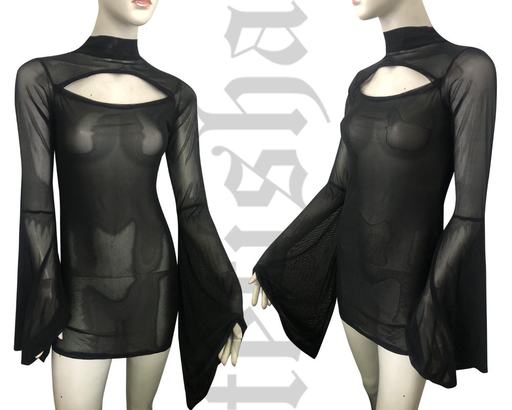 Vestido Black Mesh