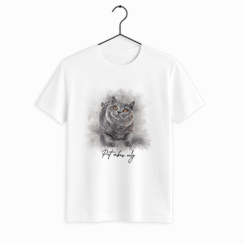 Custom Turn Photo into Art Pet Adventures Unisex Crewneck T-shirt S-5XL Watercolor Style Gift for Dog & Cat Lovers